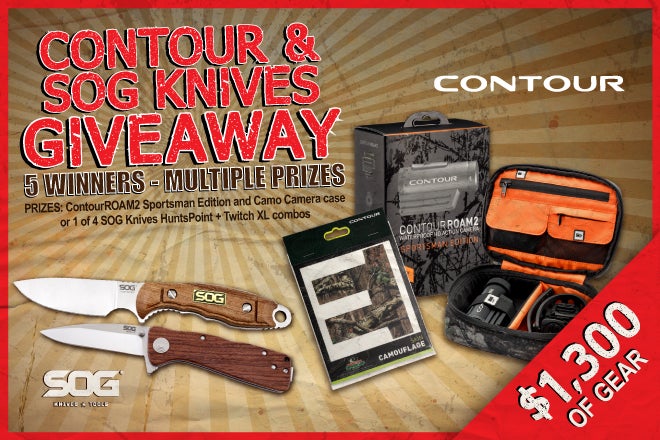 CONTOUR and SOG Knives Giveaway