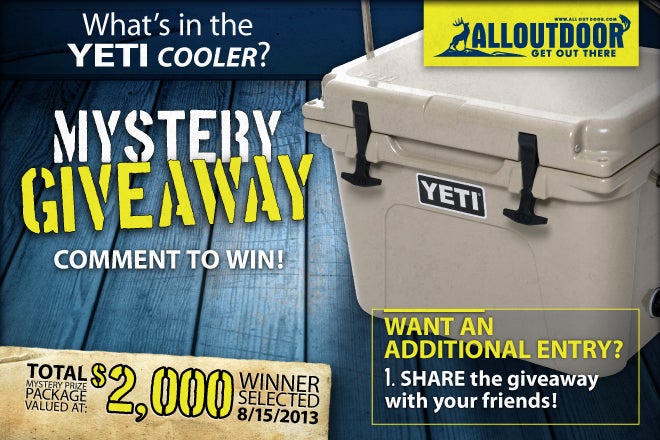 Mystery Giveaway – What’s in the YETI Cooler?