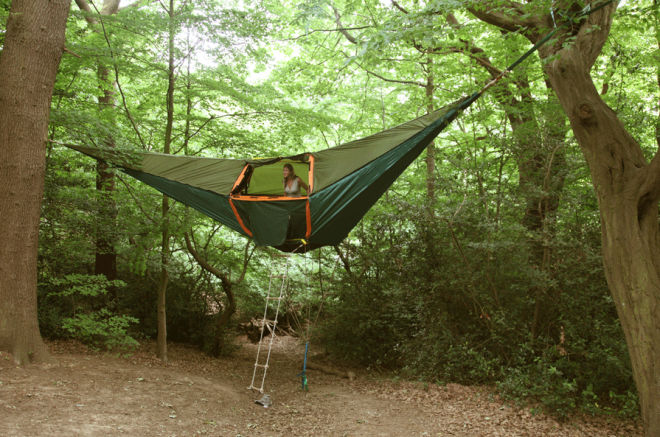Wanna See Something Brilliant? Take A Look At This Hammock Tent.