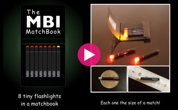 A Matchbook Full of… Flashlights? (Video)