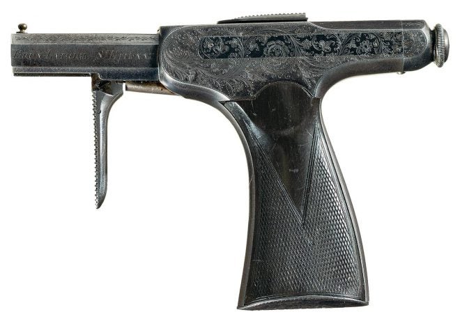 Brun-Latrige Model 1900 Pocket Pistol (Video)
