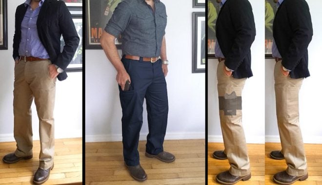 Watch: Agent Pants for Non-Typical Concealed Carry