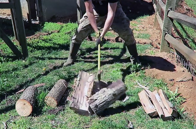 Watch: You’ve Been Splitting Firewood the Wrong Way