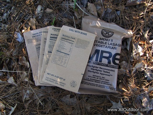 MRE for a Bug Out Bag