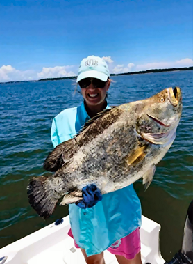 Giant Tripletail Caught In Georgia, Setting New State Woman’s Record