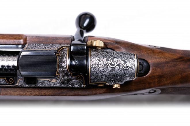 A CZ 550 Engraved Rifle in 375 H&H Magnum Named “Rytá”