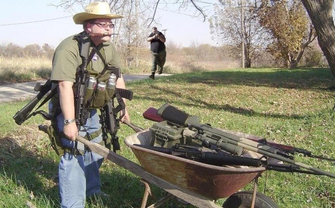 This may be the greatest survivalist photo on the Internets
