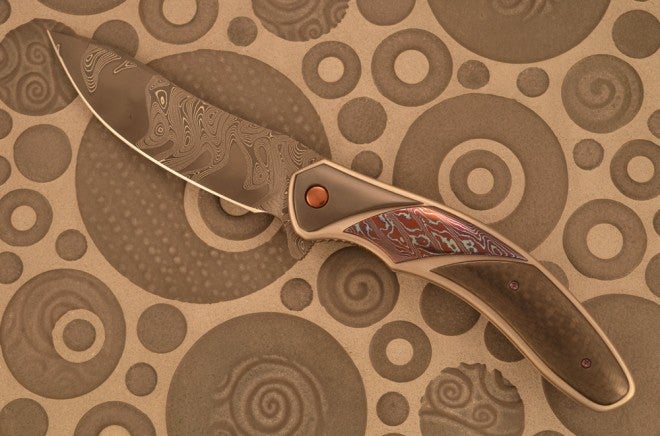 A recent auction knife by Gerry McGinnis. The Apex XL.