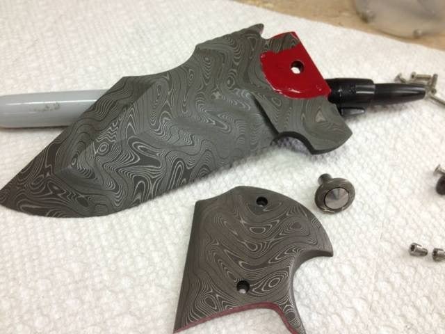 WIP shot from a recent knife made by Burchtree Bladeworks (photo courtesy Michael Burch)