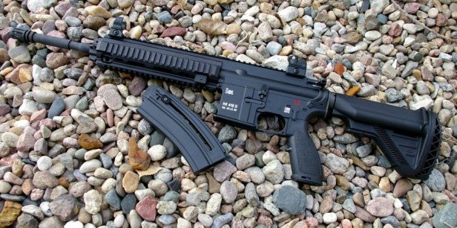 HK 416 D145RS .22 LR AR15 Rifle