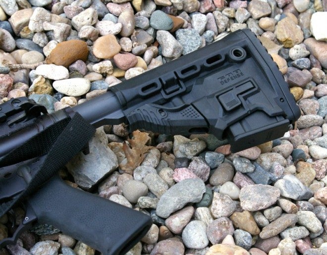 The Mako Group Survival Buttstock with Built-In Magazine Carrier