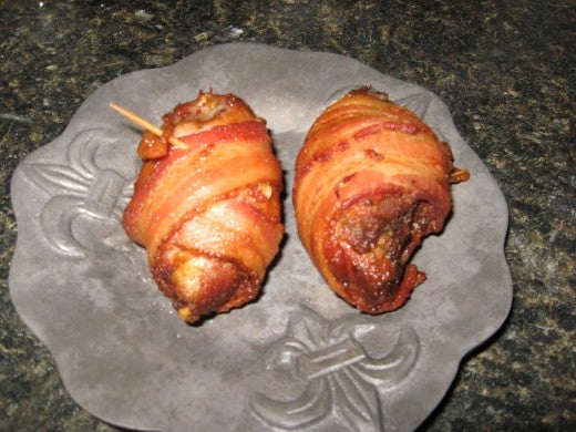 Bacon-Fried Dove Breasts
