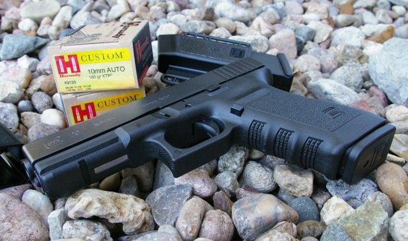 Glock 20SF 10mm Pistol.