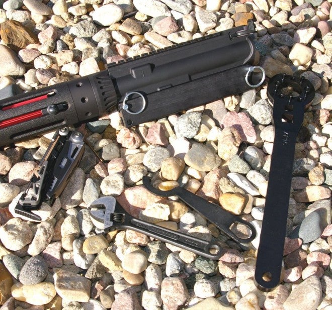 PRI AR-10 AR-15 Upper Vise Block and Barrel Wrench