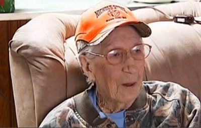 98-Year-Old Granny Still Kicks Butt at Hunting