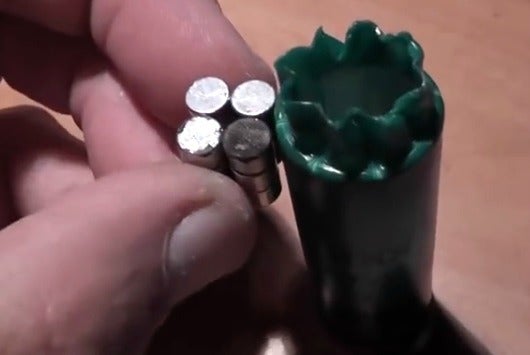Load 16 Neodymium Magnets Into A Shotgun Shell, Then Shoot.