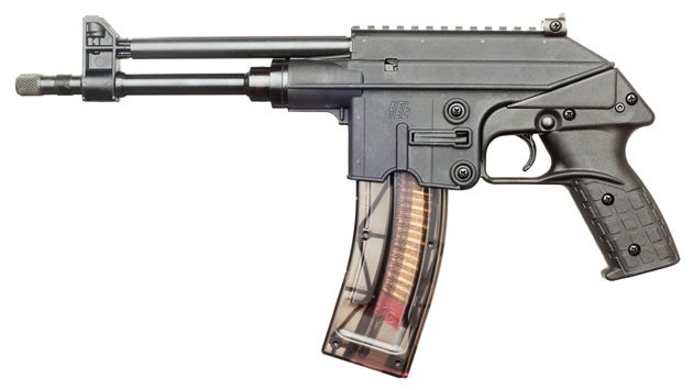 Keltec PLR22 with standard 25rd magazine