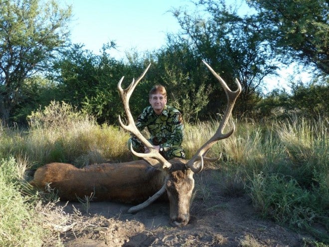 Hunting Red Stag in La Pampa, Argentina