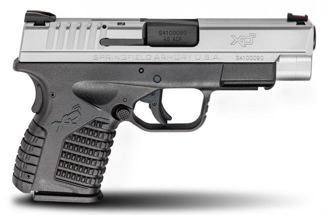 Springfield Armory XD-S 4.0" Single Stack 45 ACP, Bi-Tone finish.