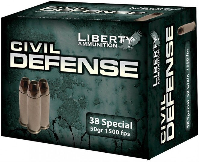Liberty Ammunition’s Lead-Free Civil Defense Ammo Adds 38 Special