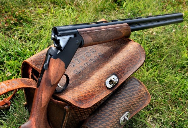 Stevens Model 555 12 Gauge Over/Under Shotgun, Open