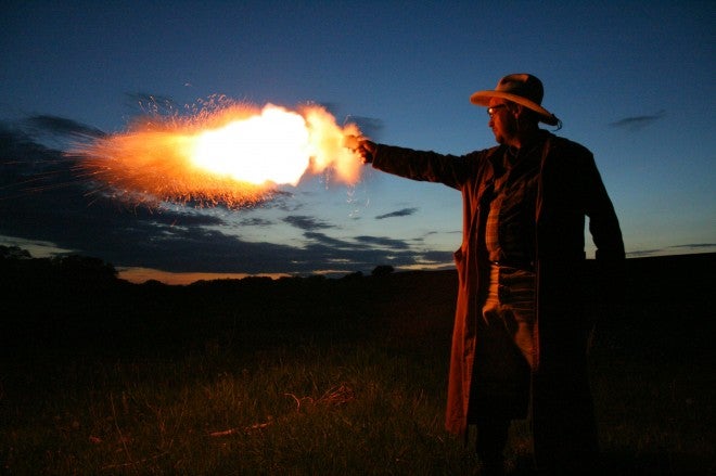 Black Powder in the Dark of Night