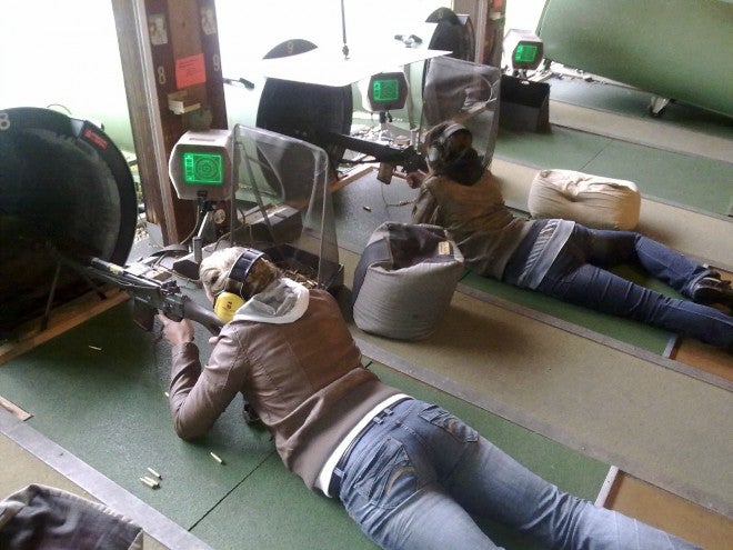 Prone shooters at Knabenschiessen