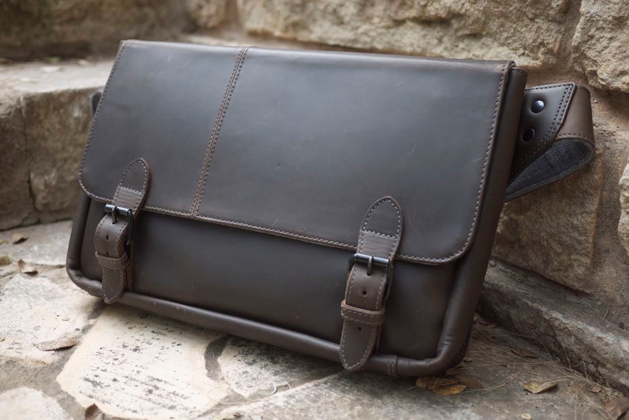 Review: Intrepid Leather Bag Co.'s Journeyman Messenger - AllOutdoor.com