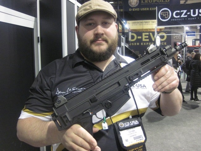CZ-USA Scorpion EVO 3 S1 and 805 Bren PS1Pistols at the 2015 SHOT Show CZ-USA Scorpion EVO 3 S1 and 805 Bren PS1Pistols at the 2015 SHOT Show