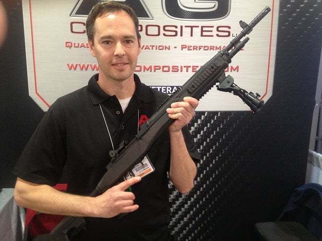 New AG Composites Carbon Fiber Rifle Stocks at the 2015 SHOT Show