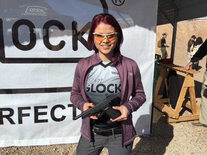 Video: New GLOCK pistols at the 2015 SHOT Show Industry Day at the Range