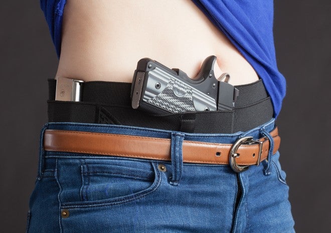 Short enough for appendix carry, ECO fits snugly in a bellyband.