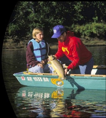 2) Arkansas, White River Trout