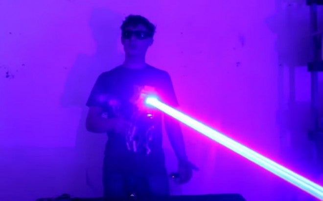 Video: Putting a Homemade 40W Laser Shotgun to the Test!