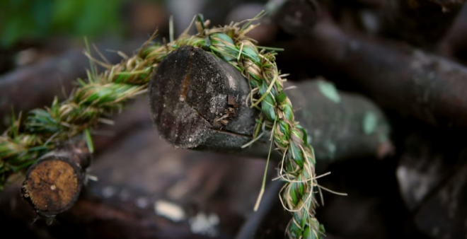 HOW-TO VIDEO: Easy Method for Making Grass Rope