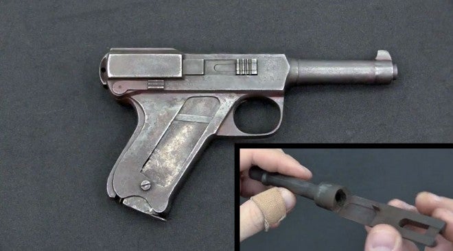 Reifgraber Union Automatic Pistol for 32 S&W Rimmed Revolver Ammo (Video)