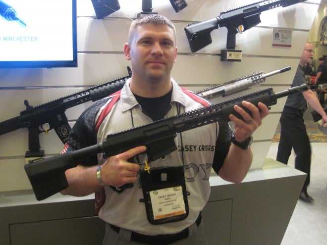 Troy Defense New Pump Action Rifle at the 2016 SHOT Show