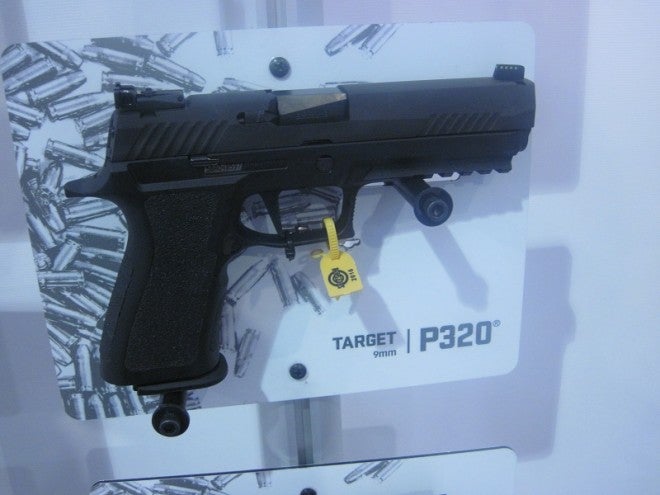 A Sneak Peek at the Upcoming Sig 320 Target Model at the 2016 SHOT Show