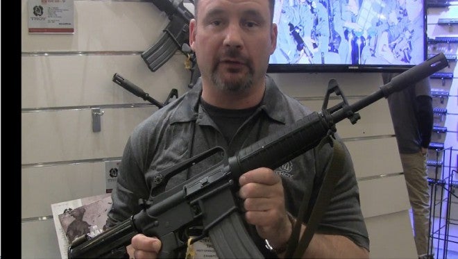 Troy Defense GAU-5/A/A “Son Tay Raider” Limited Edition Carbine at 2016 SHOT Show