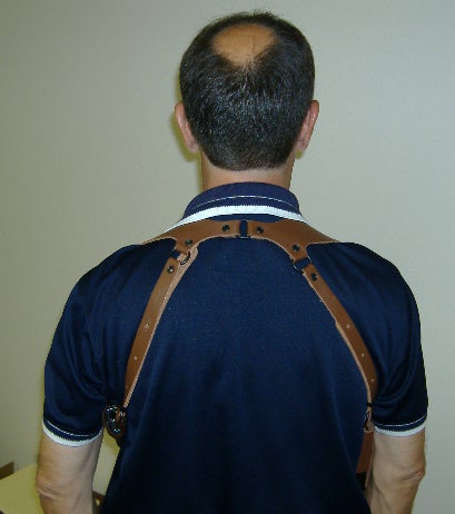 A back view of the Alessi Bodyguard harness.