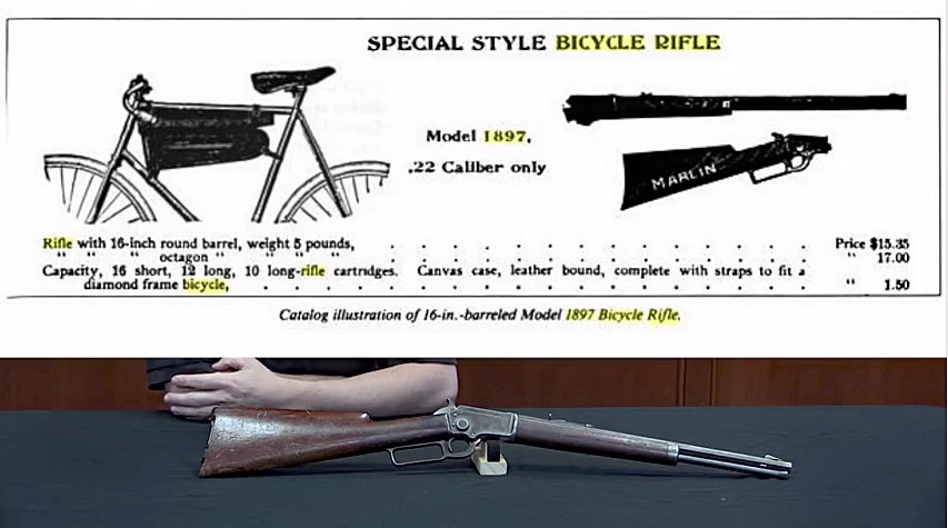 Marlin 1897 Lever Action Bicycle Rifle (Video) Marlin 1897 Lever Action Bicycle Rifle (Video)