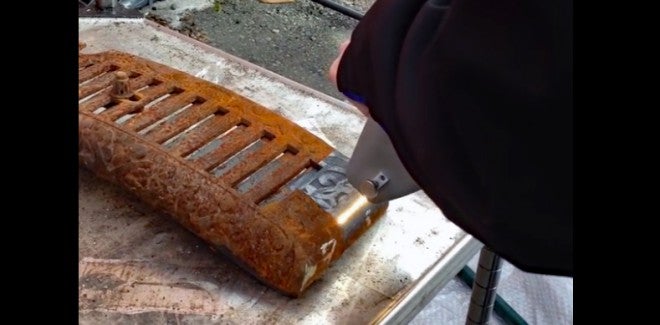 Instantly Vaporize Rust With Lasers! (Video)