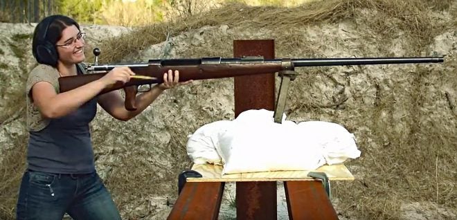 Watch: Woman Fires a Shoulder-Mounted Anti-Tank Rifle