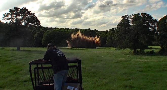 425 pounds of Tannerite + PVC = BIG Boom! (Video)