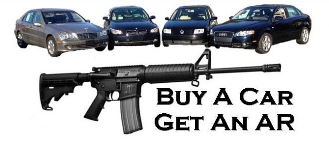 Car Dealership Giving Away ARs With Vehicles