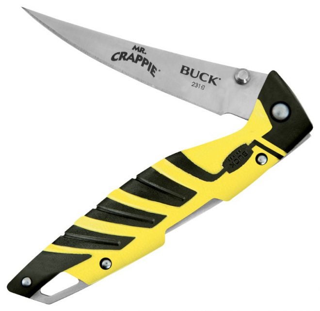 iCAST Review: Buck Knives Mr. Crappie Fillet Folder & Cleaning Gloves Rate High