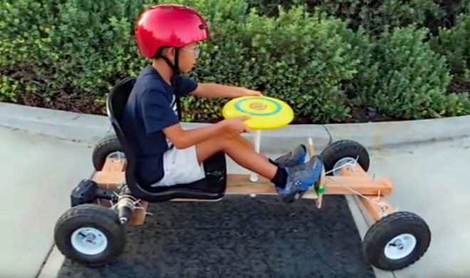 Watch: Build a DIY Go-Cart Powered by a Cordless Drill