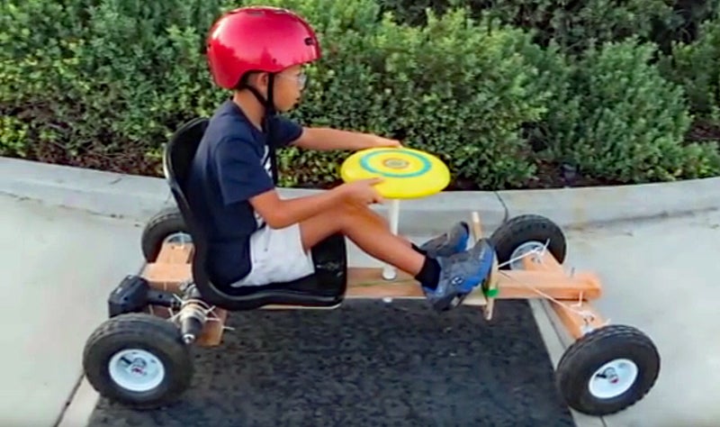 Watch: Build a DIY Go-Cart Powered by a Cordless Drill Watch: Build a DIY Go-Cart Powered by a Cordless Drill