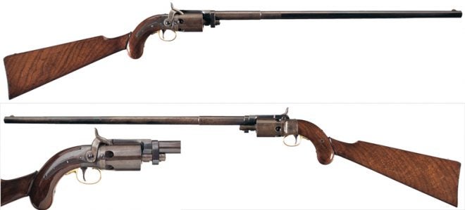 Watch: Wesson & Leavitt Revolving Rifle