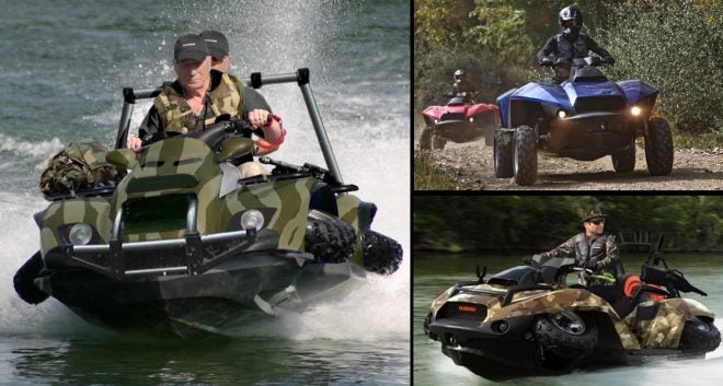 Watch: Gibbs Quadski ATV and Jet Ski All in One